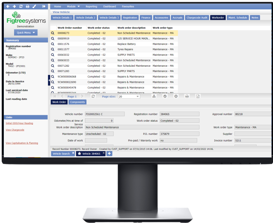 screenshot of Figtree Fleet
